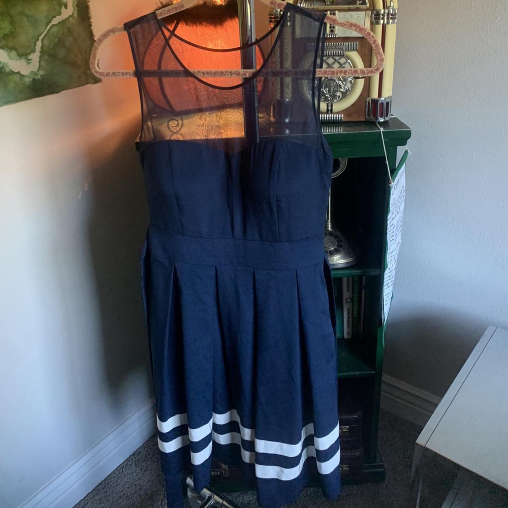 Guess blue dress